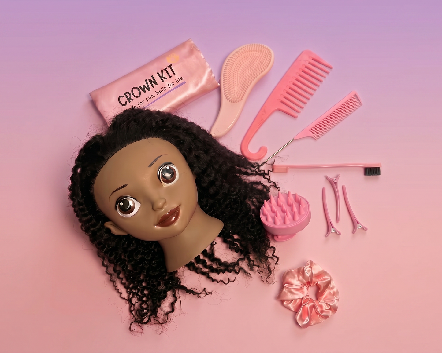 Complete Crown Hair Styling Kit for Kids